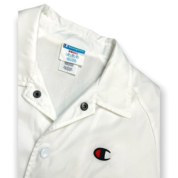 Champion Vintage Retro Coach’s Varsity Bomber Windbreaker Jacket - Womens Small - Picture 2 of 5